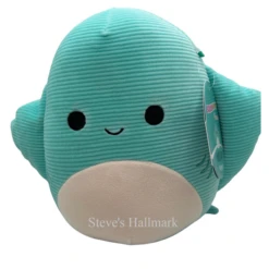 Squishmallow Maggie The Teal Stingray Corduroy 5" Stuffed Plush By Kelly Toy
