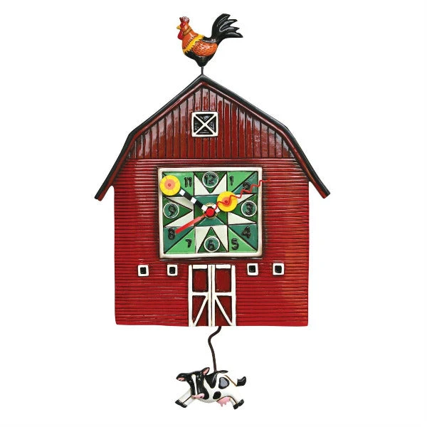 Allen Designs Barn Yard Clock 1 Allen Designs Barn Yard Clock