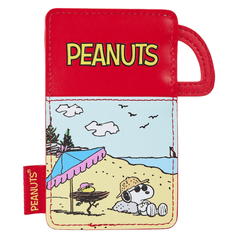 LOUNGEFLY Peanuts Charlie Brown Vintage Thermos Card Holder 2 LOUNGEFLY Peanuts Charlie Brown Vintage Thermos Card Holder - Image 2