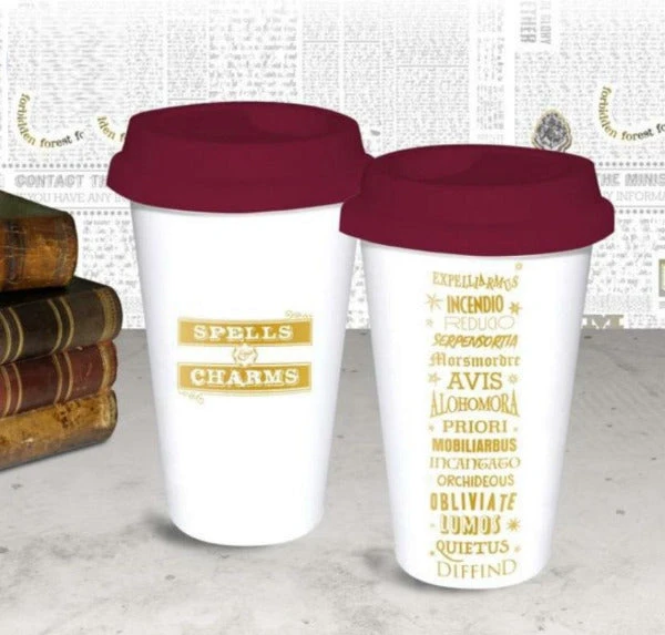 Harry Potter Spells Plastic Travel Mug 1 Harry Potter Spells Plastic Travel Mug