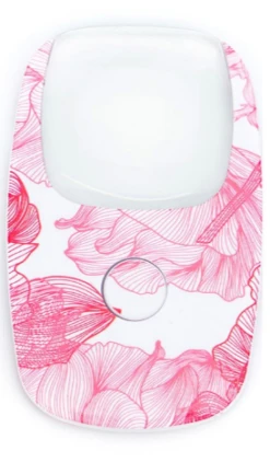 Tropical Opticard Pocket Size LED Light Up Handy Magnifier -Tomy Store PinkWhitePattern