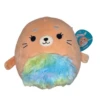 Squishmallow Romy The Furry Peach Seal With Tie-Dye Belly 5" Stuffed Plush By Kelly Toy