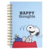 Happy Thoughts Snoopy With Typewriter Spiral Hard Cover Journal