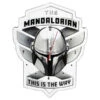Star Wars The Mandalorian This Is The Way Wood Wall Clock