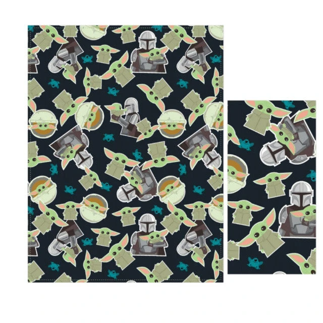 Star Wars The Mandalorian The Child Baby Yoda Grogu All Over Dish Towel 1 Star Wars The Mandalorian The Child Baby Yoda Grogu All Over Dish Towel