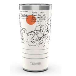 Tervis Disney Mickey Mouse Sketch Stainless Steel Tumbler, 20 Oz.